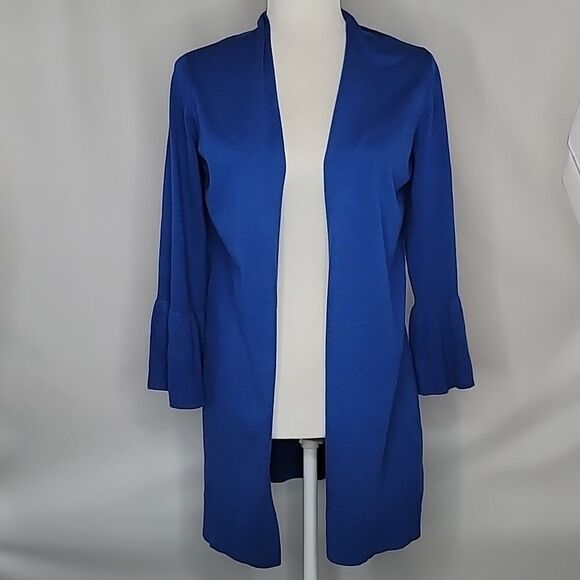 Sweaterworks Blue Open Cardigan - Picture 1 of 11